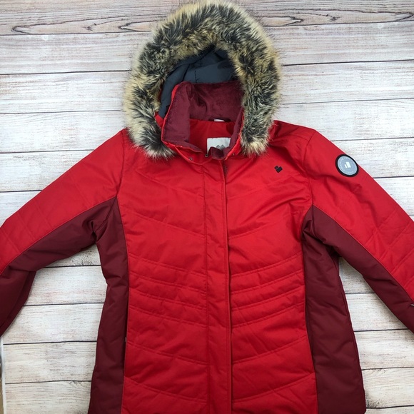 Women’s Red Obermeyer Tuscany II Insulated Ski Jacket - Size 16 - Picture 4 of 16